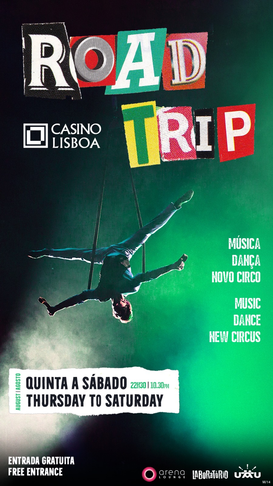 Casino Lisboa estreia “Road Trip”com entrada livre no Arena Lounge